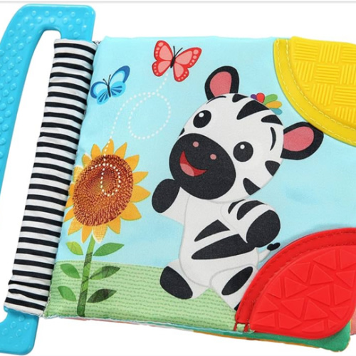 Baby Einstein Curious Explorers Teether Book Take-Along Toy, Ages Newborn +, Multicolored