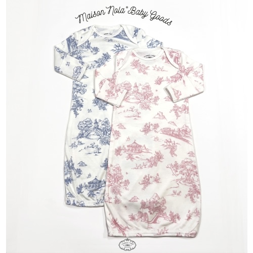 Storyland Toile Gown- Bamboo knit | Maison Nola