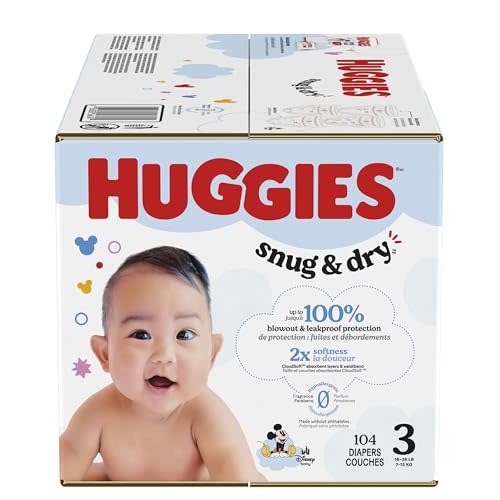 HUGGIES SNUG&Dry GIGA Diaper SZ3 104