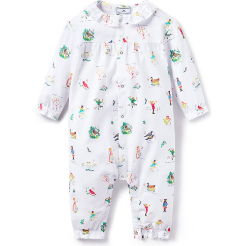 Baby's Twill Madeline Romper, 12 Days of Christmas - Petite Plume | Maisonette 6-12 Months