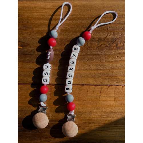 Ohio State Buckeyes Football Paci/Binky Clip