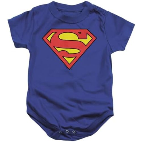 Popfunk Superman Logo Baby Bodysuit Collection Infant Baby Boys Onesie Snapsuit
