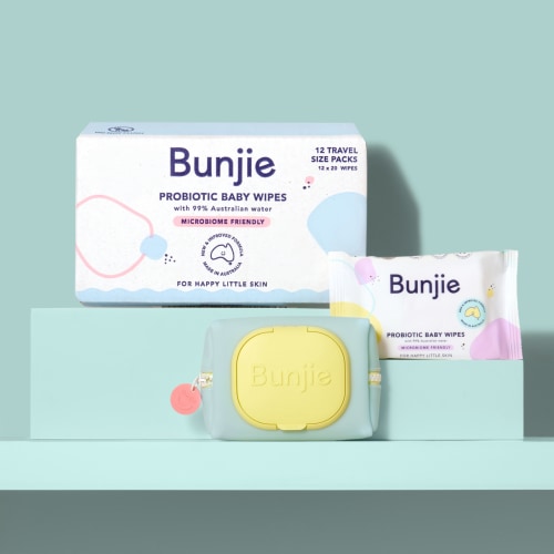 Travel Wipes and Travel Pouch Bundle| Bunjie