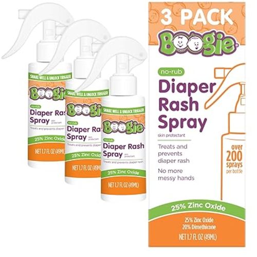 Boogie Diaper Rash Cream Spray - PARENT (1.7 Fl Oz (Pack of 3))