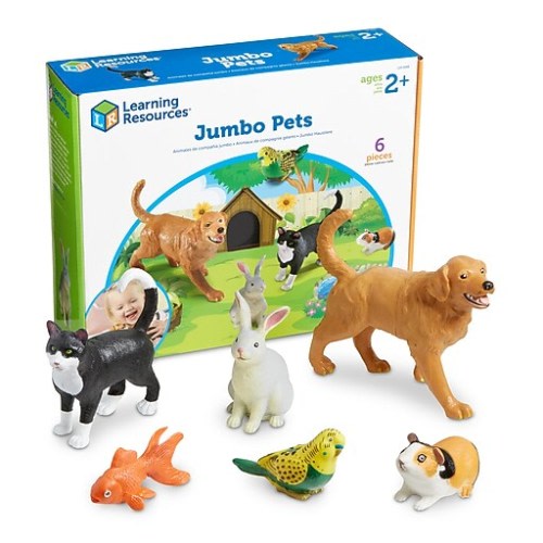 Learning Resources Jumbo Pets, Set of 6 (LER0688)