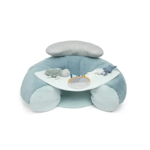 Mamas & Papas Sit & Play Baby Floor Seat - Welcome To The World Blue | Baby Bunting AU