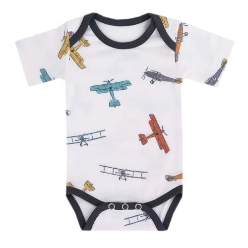 Short Sleeve Bodysuit - Ace - 6 to 12 Months