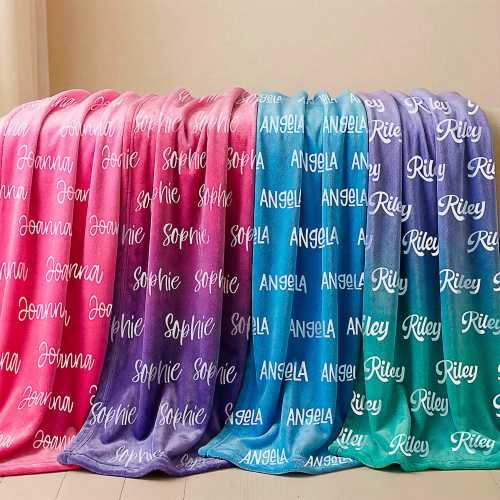 Personalized Custom Blanket, Baby Girl Blanket, Name Blanket, Girl Blanket Gift, Baby Blanket, Kids Blanket, Personalized Gift, Custom Gift