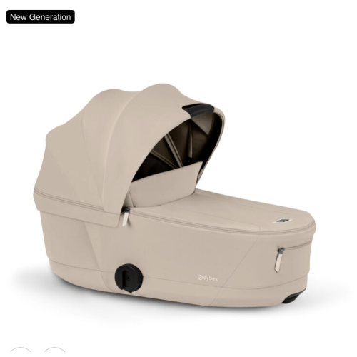 Cybex Priam Fold Lux Carry Cot - Cozy Beige