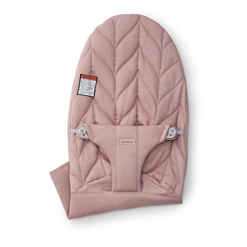 BabyBjörn Fabric Seat for Bouncer, Cotton, Petal Quilt, Dusty Pink