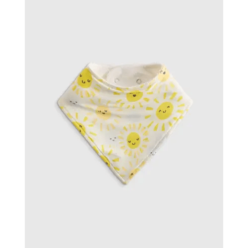 Baby Bamboo Bib in Sunshine