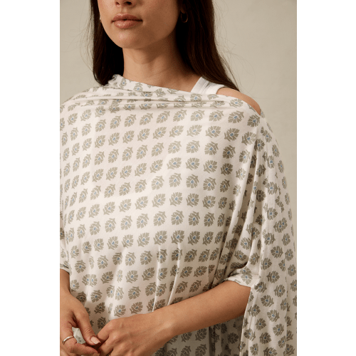 Thistle Block Nursing Cover