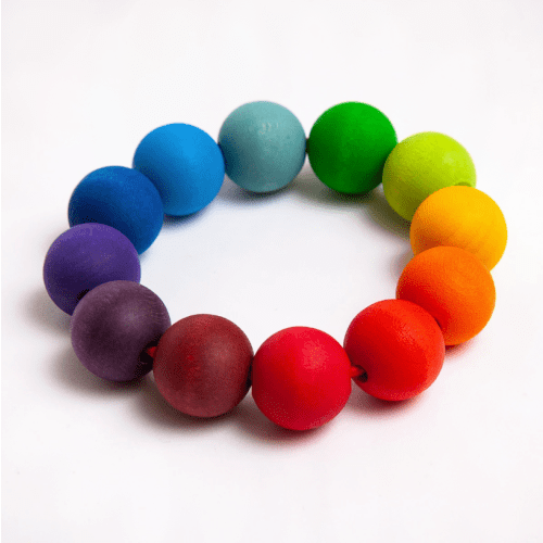 Rainbow Bead Ring