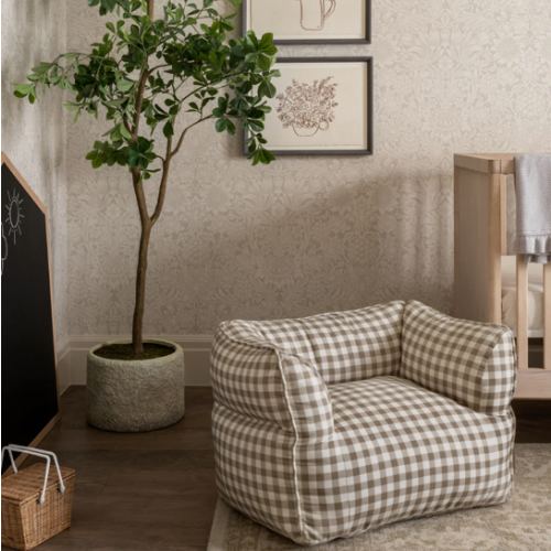Gingham Kids Chair