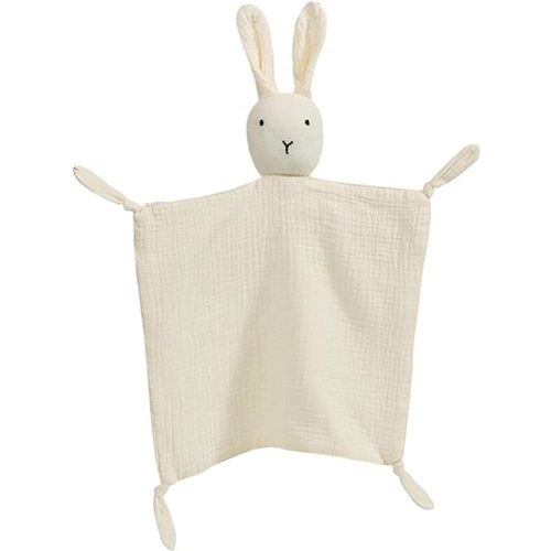 Amazon.com: PEIPEIWU Organic Cotton Muslin Lovey Blanket, Organic Cotton Muslin Bunny Security Blanket Soft & Breathable Lovie Baby Gifts for Boys and Girls : Baby
