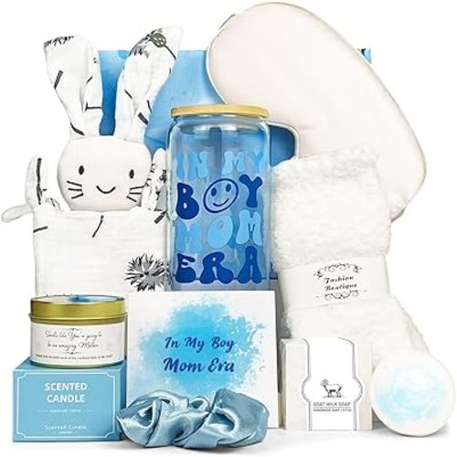 Boy Mom Gifts for New Mom Gifts for Women After Birth Pregnancy First Mothers Day Gift Care Package After Baby Gift for moms To Be Set Box for Expecting Moms new mama Mommy Essentials