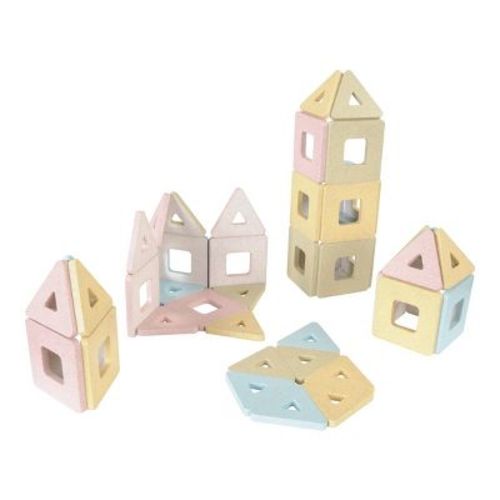 Polydron KinderMag Starter Set - Magnetic Building - 48 Pcs