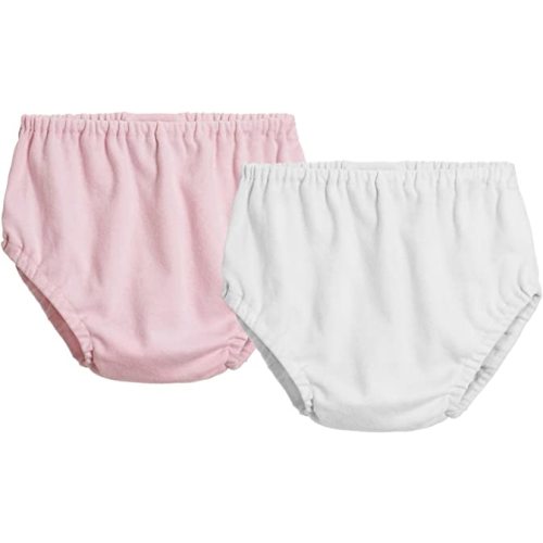 City Threads Baby Girls Boys Diaper Covers Bloomers Cotton Soft Comfortable Durable Made in USA 2-Pack
