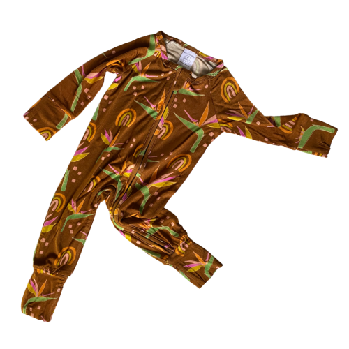 Pajama Zippered Sleeper - Retro Paradise | elli-o HAWAII