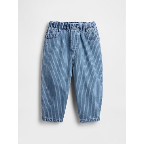 Baby & Toddler Pull-On Barrel Jeans