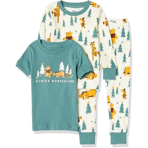 Amazon Essentials Boys Snug-Fit Cotton Pajama Sleepwear Sets