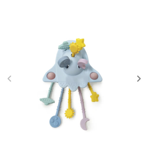 Teething Toys | 100% Silicone Rocket Pull String Toy – Baby Bertie
