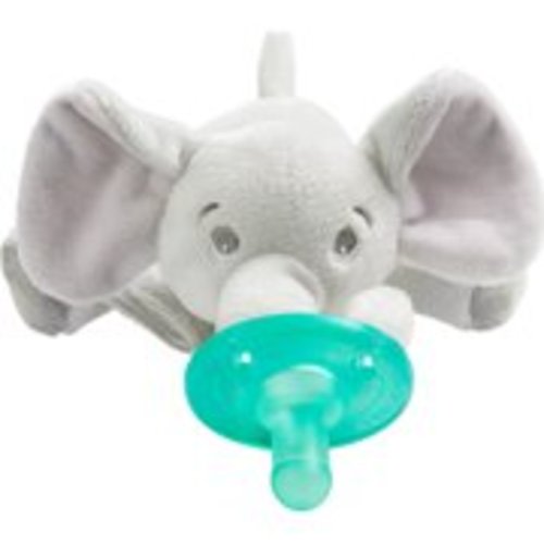 Philips Avent Soothie Snuggle pacifier, 0m+, Elephant, SCF347/03