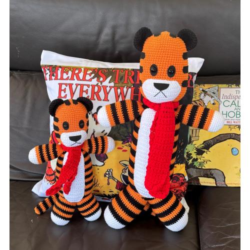 Amigurumi Hobs - Handmade crocheted tiger plush - amigurumi stuffed tiger - baby toys - New born gifts - Baby shower gifts - Ready to ship