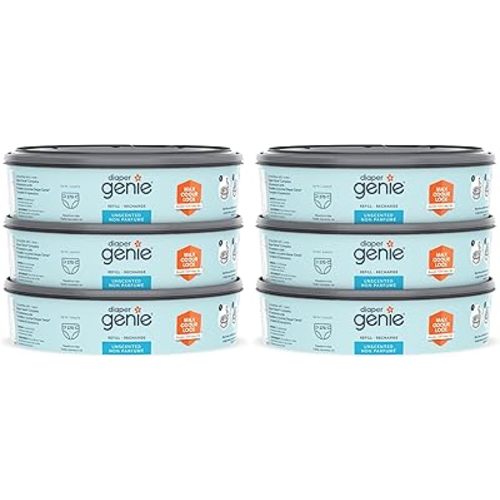 Diaper Genie Diaper Pail System Refills, 6 pack blue