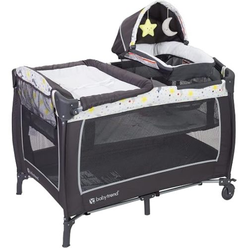 Baby Trend Lil' Snooze Deluxe II Nursery Center, Twinkle Twinkle Little Moon
