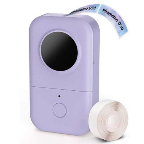 Phomemo D30 Portable Label Maker for Home and Office 0.59 inch label width - Purple