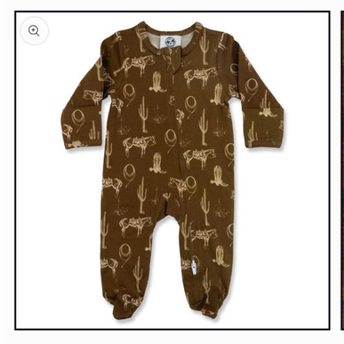 Desert Dreams Footed Jammies – Cowkid Clothing Company