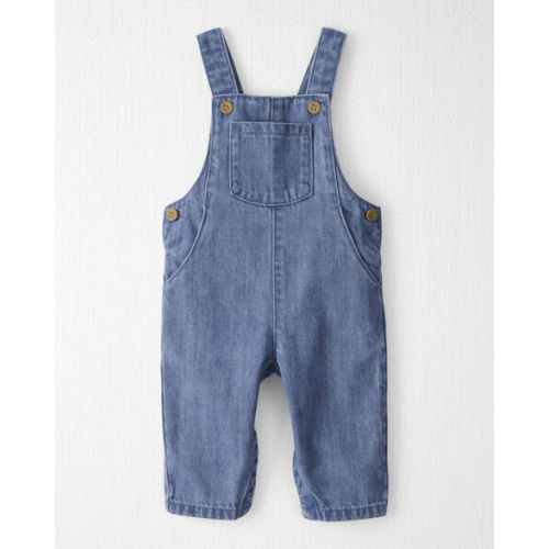 9M Baby Organic Cotton Denim Overalls - Little Planet | Carter's