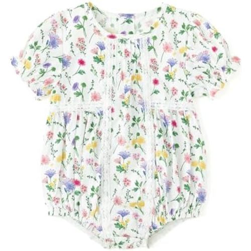 Simplee kids Baby Girl Romper Onesie,Short Sleeve