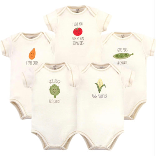 Touched by Nature Unisex Baby Organic Cotton Bodysuits