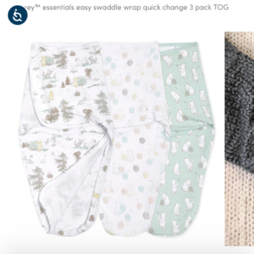 aden + anais Winnie The Pooh Cotton Easy Swaddle 0-3M