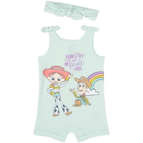 Disney Romper and Headband Outfit Set Newborn to Little Kid Sizes (Newborn - 5)