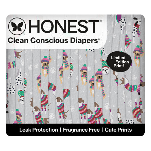 Honest Wetness Indicator Diapers - Plant-Based & Fragrance-Free | Honest