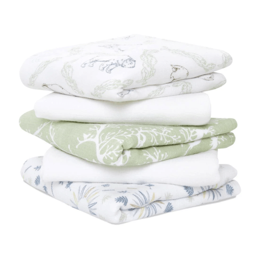 Harmony Cotton Muslin Musy Squares 5pk | aden + anais