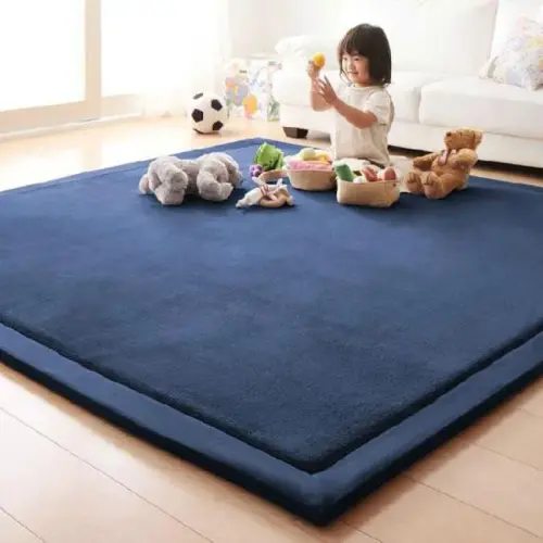Thick Baby Play Mat For Floor | 6.5’x6.5’ light gray