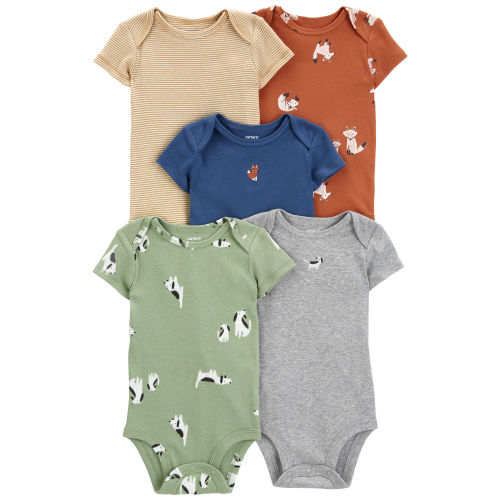 Baby 5-Pack Animal Print Original Bodysuits - Carter's | Carter's