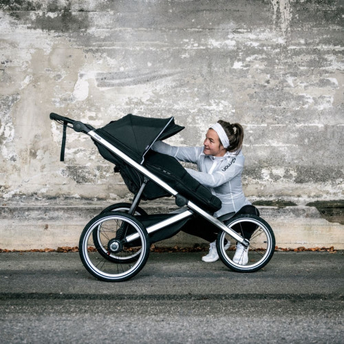 Thule Glide 2 Jogging Stroller - Black/Silver Frame