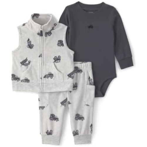 Carter's Baby Boys' 3-piece Bodysuit Pant Sets