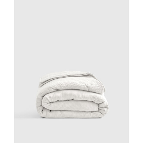 100% Organic Cotton Gauze Dream Quilt in White