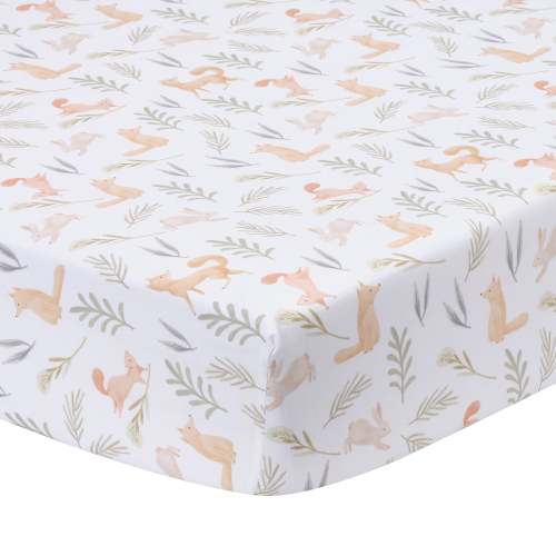 Whispering Woods Fitted Crib Sheet