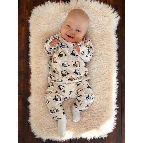 Golf Cart / Organic Long Sleeve Tee & Pant Set