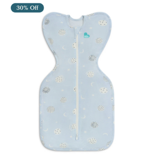 Swaddle Up™ 0.2 TOG Viscose from Bamboo Light Blue Little Dreamer