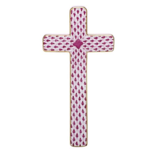 Herend Large Pink Cross-
