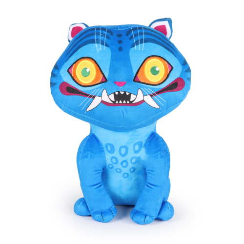 KPOP Demon Hunters Derpy Kids Decorative Pillow Buddy 100% Polyester Velboa, 12" x 16"