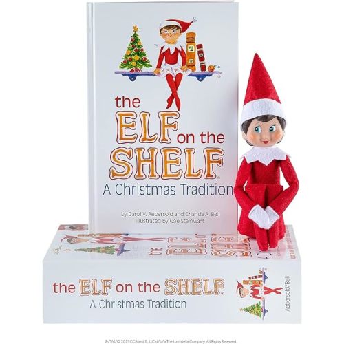 Elf on The Shelf: A Christmas Tradition (Blue-Eyed Girl Scout Elf)